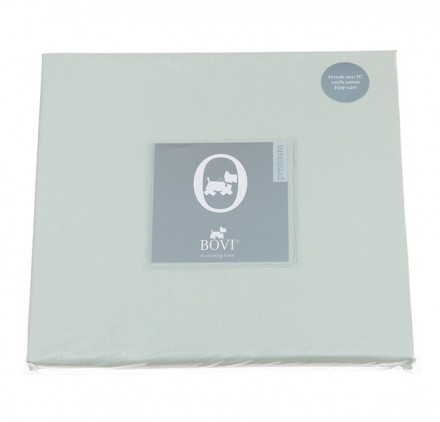 Простыня на резинке 180х200х30 Bovi (SB) Весенний сад салатовая