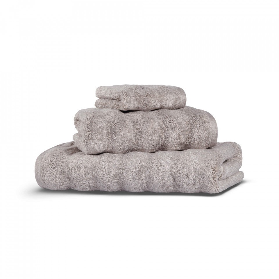Полотенце 100х150 Hamam Ash Ribbed светлый дым