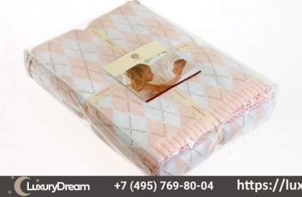 Плед детский 100х150 Luxberry Imperio 252 розовый