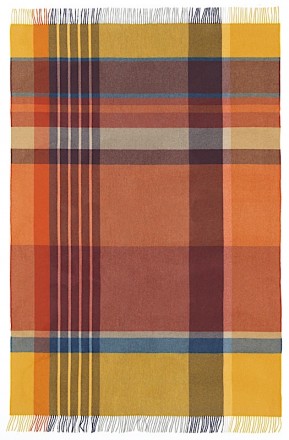 Плед 130x200 Eagle YORK 100 ziegel-ocke-terra