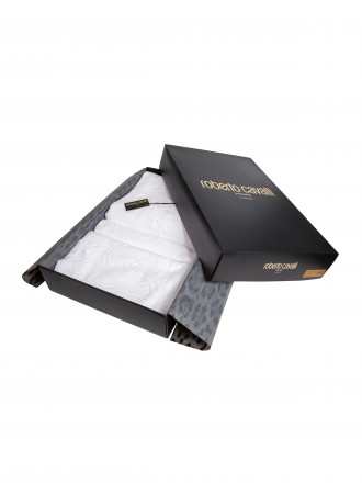 Набор полотенец 2 шт Roberto Cavalli Araldico белый