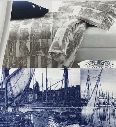 Постельное белье 2 спальное евро Mirabello Vintage Cards бежевое