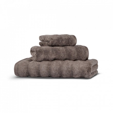 Полотенце 100х150 Hamam Ash Ribbed коричневый