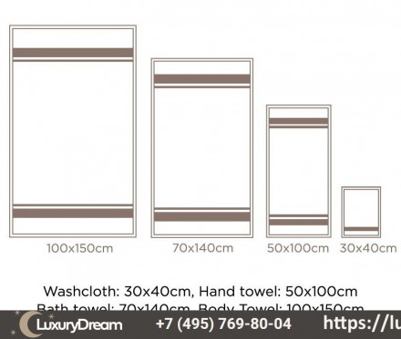 Полотенце 100х200 Hamam Pera белое