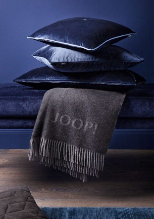 Плед 130х180 Joop FINE DF (739827) anthrazit-graphit