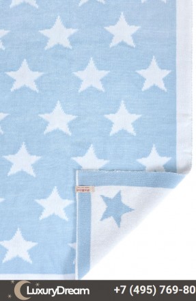 Плед детский 100х150 Luxberry Imperio 254 голубой