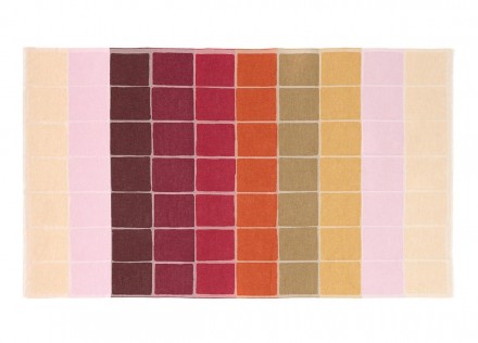 Плед 135x220 Eagle MOSAIK 100 bronze-terra-bordo