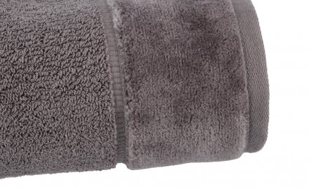Полотенце 67х140 Vossen Pure 756 темно-серое