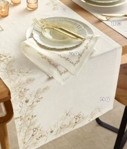 Скатерть 85х85 Sander CARINA 07 ecru gold