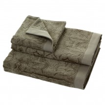 Набор полотенец 2 шт Roberto Cavalli Logo серый