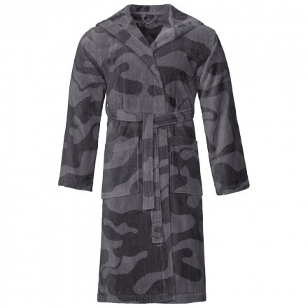 Халат велюровый Vossen Domingo graphit 004