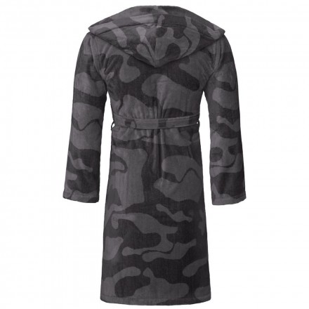 Халат велюровый Vossen Domingo graphit 004