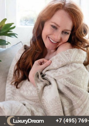 Плед 150х200 Biederlack Smooth Elegance Paisley