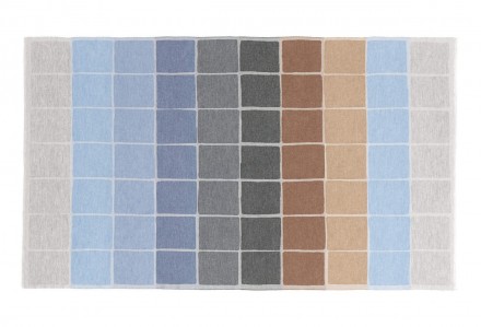 Плед 135x220 Eagle MOSAIK 101 h`blau-jeans-m`grau